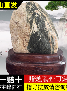 泰山靠山石正宗天然原石补角家用