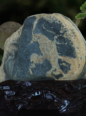 泰山石敢当原石不切底精品