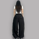 ROKBBK-K/Buhan street dance trendy brand lace hollow sweatpants women's loose casual hip-hop jazz trousers