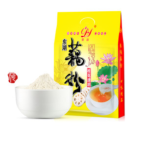 湖北特产东湖藕粉400g手工纯藕粉速溶粉羹营养代餐食品桂花红枣