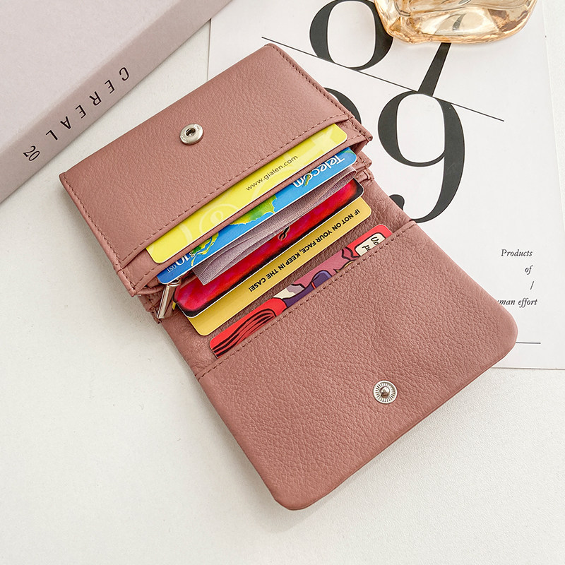 2023新款软皮女士折叠一体小钱包 zoress钱包