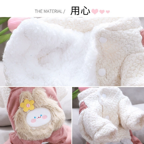 Теплое хлопковое пальто, одежда для домашних животных, Тедди Бишон, пудель, щенок померанского шпица, одежда для маленьких собак, осенне-зимняя одежда