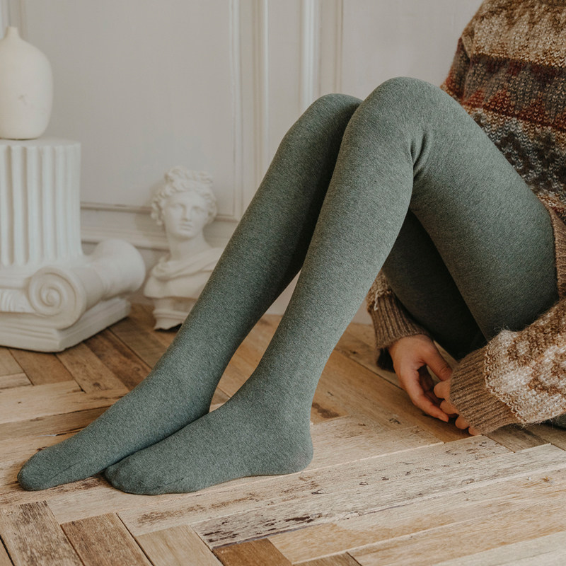 秋冬加绒纯棉特厚外穿保暖袜子 enjoyit短袜/打底袜/丝袜/美腿袜