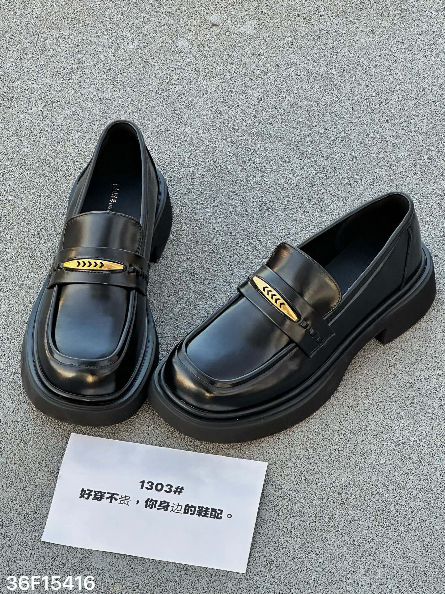 欧洲站2026春款平底小皮鞋玛丽珍单鞋一脚蹬乐福鞋豆豆鞋女15416,淘宝优惠券,粉丝福利购,淘宝优惠卷