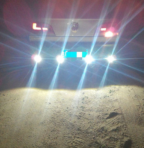 12 24V 48伏货车电动车专用LED双色鹰眼灯行车灯流氓倒车灯刹车灯 - 图1