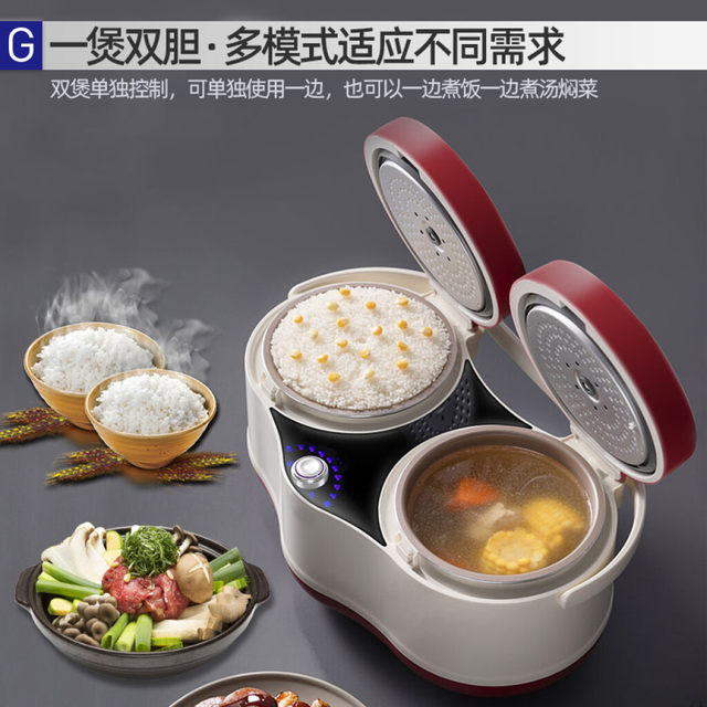 New Electric Pressure Cooker for 2-3 People, Small Household  Multifunctional Integrated Intelligent Reservation Rice Cooker