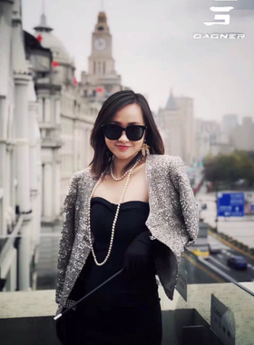 长款珍珠项链颈链多圈复古毛衣链