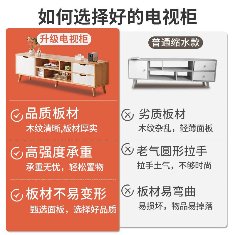 1.2米电视柜长条小户型简约超窄经济电视机30cm宽1.4m50cm高收纳-图1