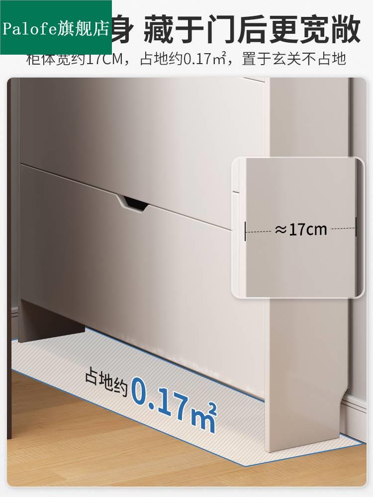 翻斗超薄鞋柜家用门口鞋架窄玄关柜一体2022年新款室内好看门外小-图1