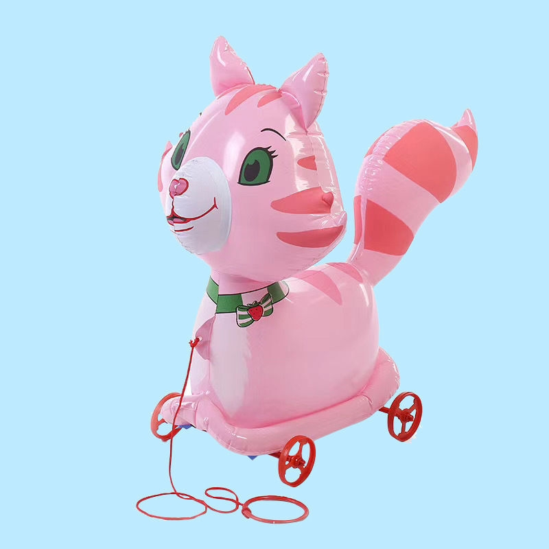 带轮立体卡通气球天鹅鸭子乌龟PVC气球摆摊夜市玩具,淘宝优惠券,粉丝福利购,淘宝优惠卷