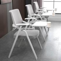 Upscale training chair with table plate folding with writing plate white office room table and chairs integrated meeting chair