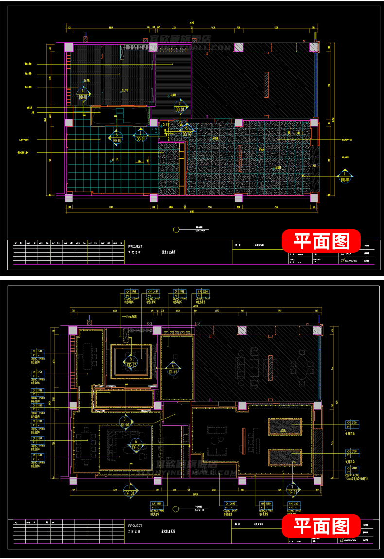 室内设计效果图CAD施工图纸展厅展览企业文化科技展示展馆博物馆 - 图1