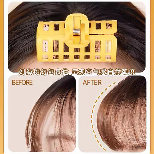 空气刘海卷发筒大号八字空心蓬松夹2025新款懒人前额头发蓬松夹子