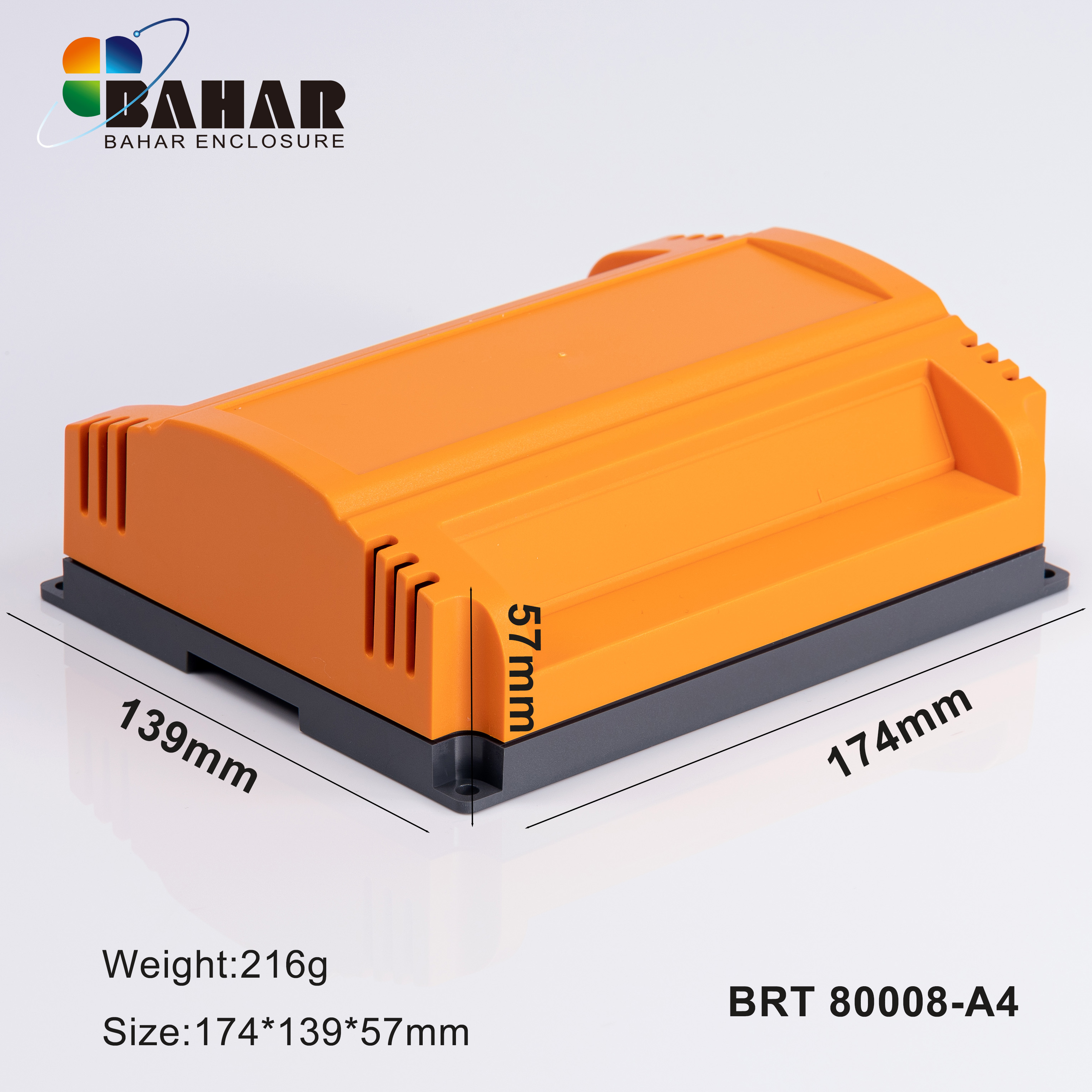 控制开关壳电器阻燃材料工控盒标准导轨巴哈尔BRT80008厂家直销