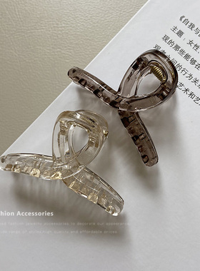 5.5CM中小号半扎马尾夹抓夹