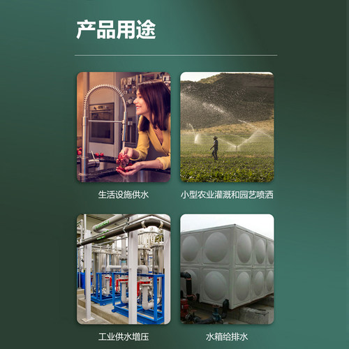 戴博/DAB家用增压泵自来水泵全自动大功率加压变频泵管道自吸泵 - 图1