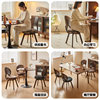 Rotatable dining chair, antique style chair, home leisure back chair, living room dining table chair, shell chair, study office chair