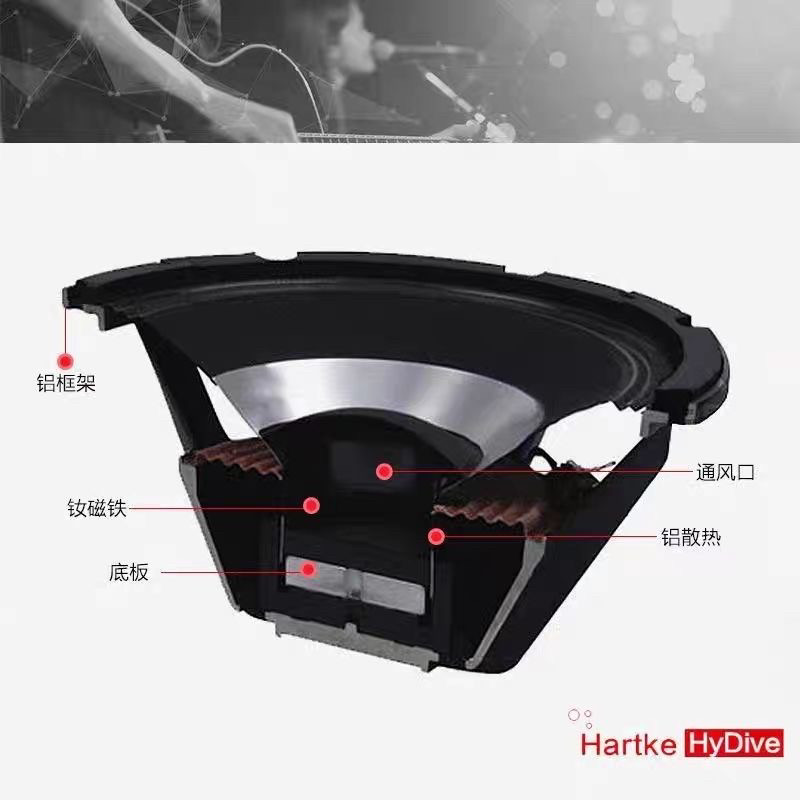 Hartke哈克HD15HD25HD75HD150HD500HD508贝司音箱BASS音响专用 - 图2
