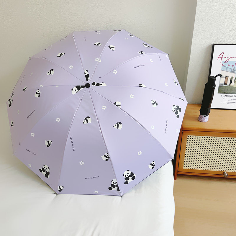 新品手动遮阳雨伞加大结实抗风晴雨两用折叠防晒防紫外线太阳伞