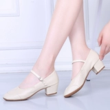 Красная зимняя демисезонная обувь, танцующие туфли, мягкая подошва