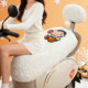 Electric motorcycle winter thick velvet universal seat cover