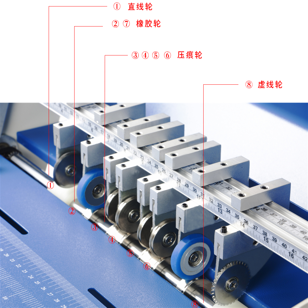 申广460E电动压痕机 A3电动折线机 名片贺卡彩页压痕机 多功能虚 - 图1