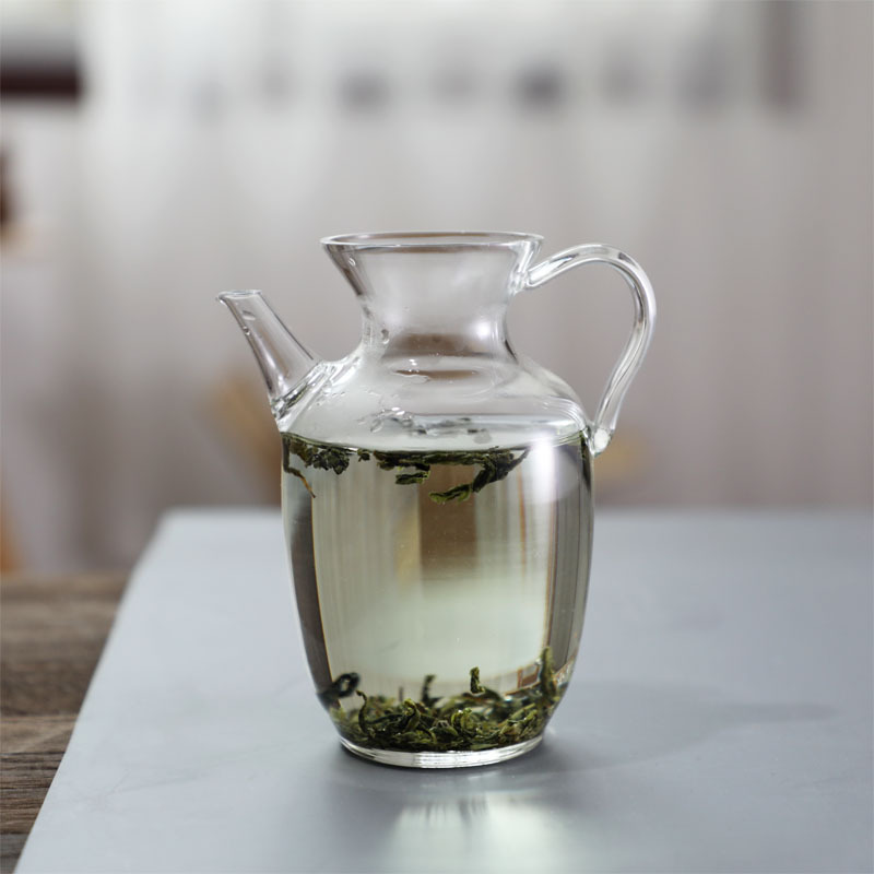 加厚耐热玻璃茶具仿宋龙井壶公道杯过滤茶海仿古绿茶器分茶器执壶