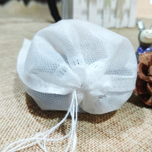 无纺布袋煎药分装药粉末泡脚茶包小自封袋卤料包大号中药包装袋子 - 图2