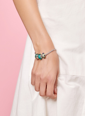 925纯银小众风情侣手链