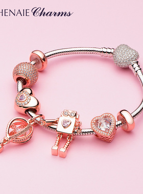 diy热气球925银饰品手串配珠