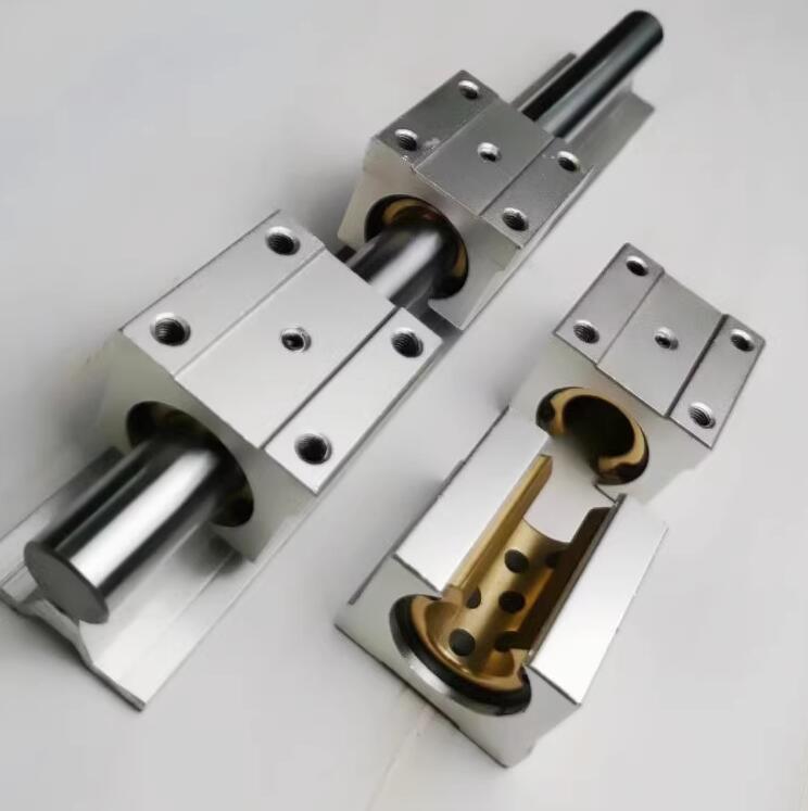 直线滑轨导轨滑块轴承石墨防尘盖木工推台SBR16 20 2530 35 40UU - 图1