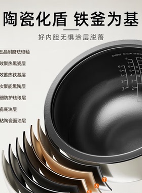 九阳珐琅瓷釜家用电饭煲