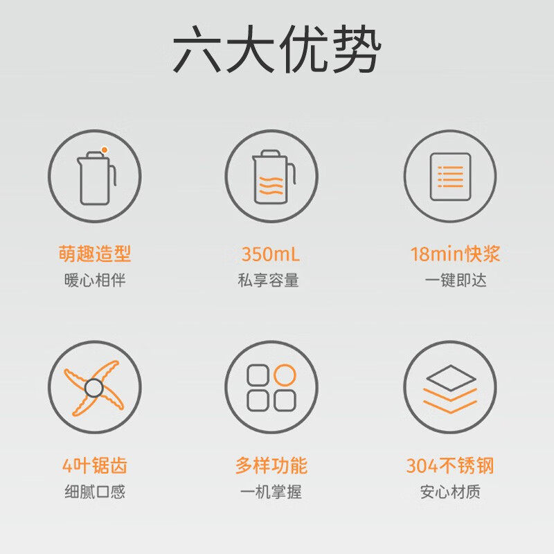 九阳豆浆机新款家用全自动多功能1-2人小型破壁免滤免煮官方