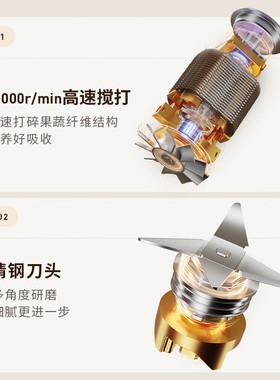 九阳大容量料理榨汁机