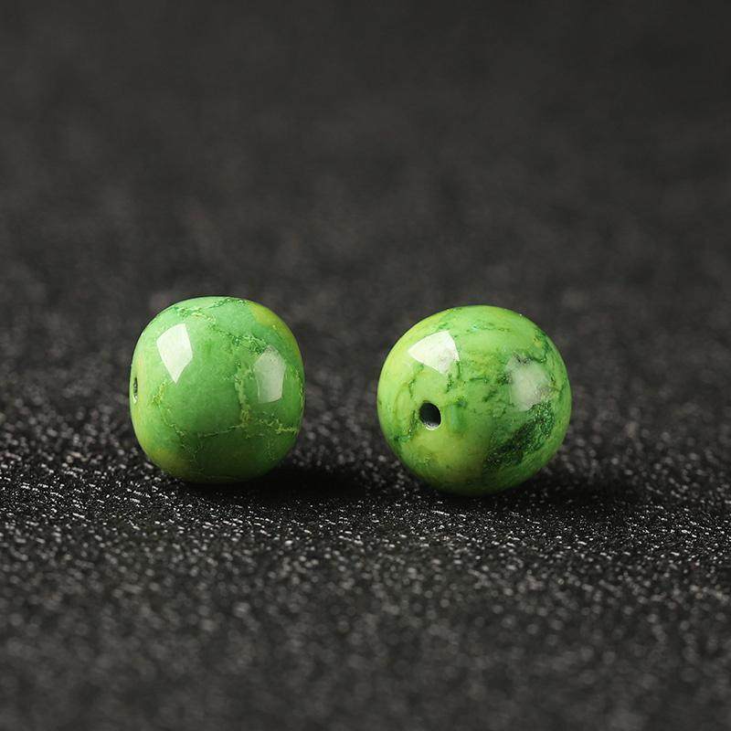 湖北绿松石菜籽黄老型单珠高瓷散珠星月猴头沉香手串配饰手链隔珠,淘宝优惠券,粉丝福利购,淘宝优惠卷