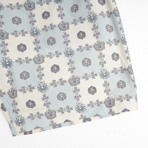 Needles W.U. Short 复古风印花工装休闲短裤 - 图0