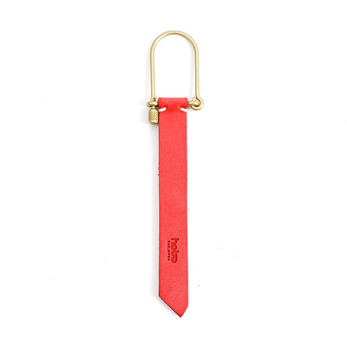 hobo BRASS U-LOCK KEY RING 黄铜U型锁扣真皮钥匙扣 - 图1