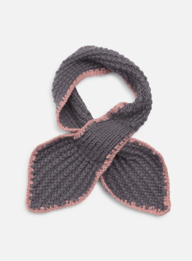 YMC HAND CROCHET SLOT SCARF 马海毛羊毛手织围巾