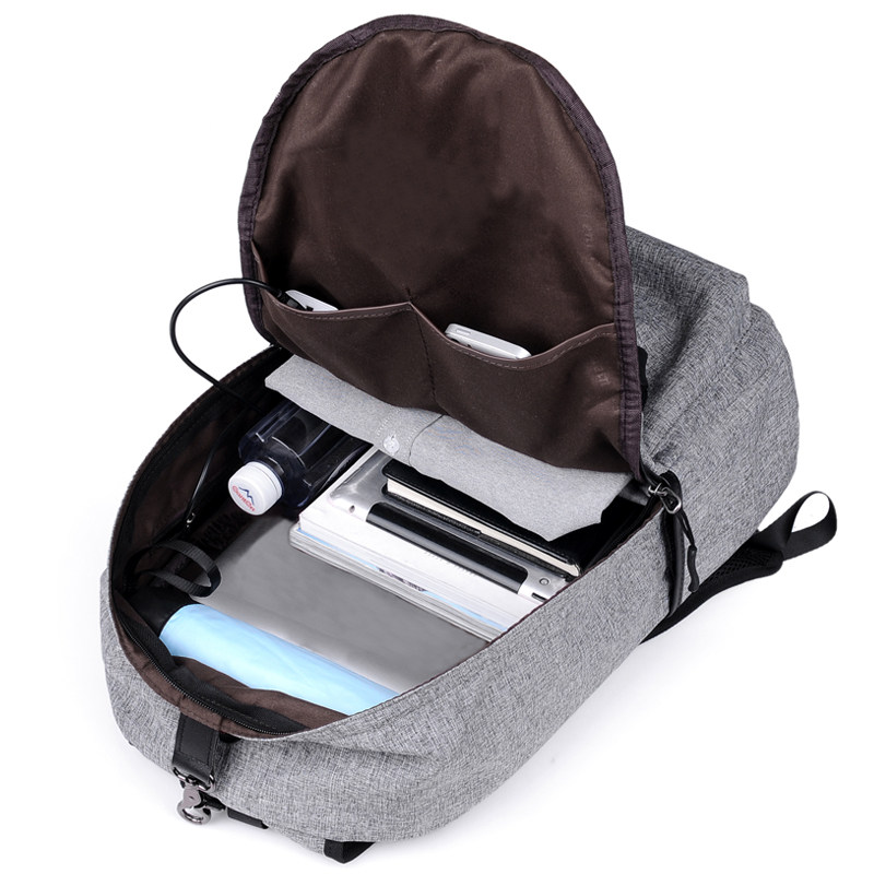 男潮流韩版旅行校园帆布初中双肩包 百灵埃亨双肩背包