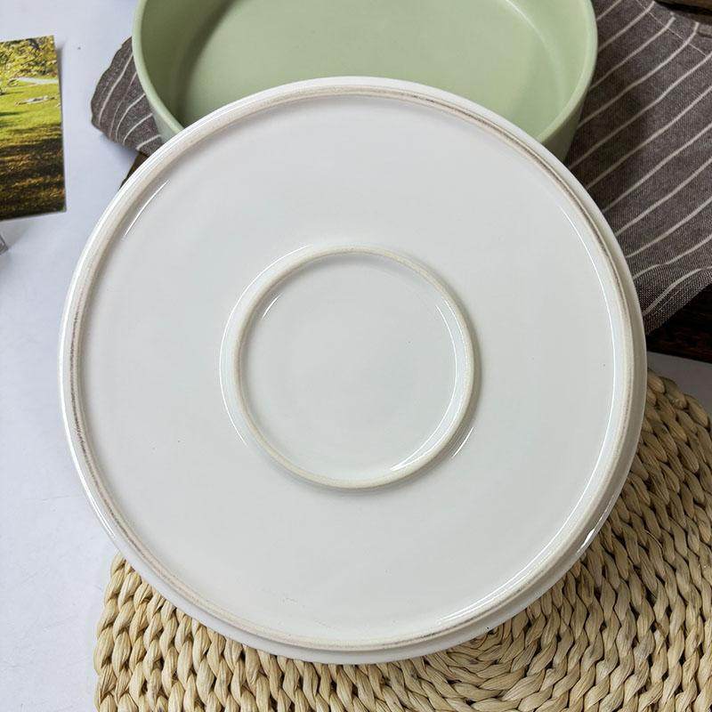 釉下彩高级感马克龙色陶瓷碗西餐甜品碗轻奢家用深盘水果沙拉盘子,淘宝优惠券,粉丝福利购,淘宝优惠卷