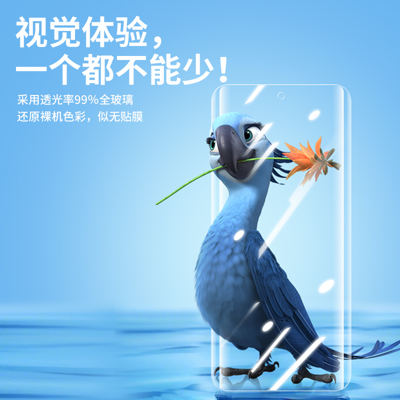 适用红米k40钢化膜小米k40pro手机膜redmik40pro+防窥膜全屏redmi保护por全覆盖red米mi贴膜40蓝光全包水凝-图3