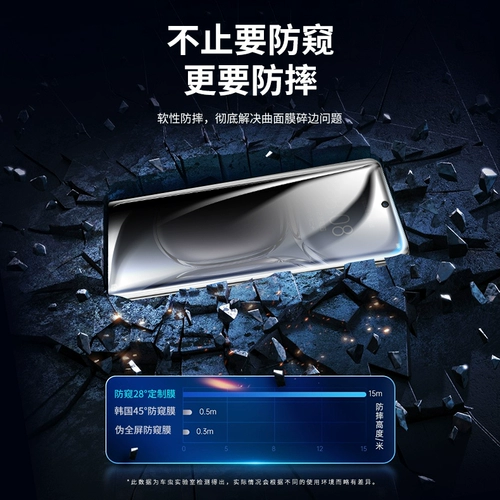 Huawei P50Pro, смягченная гидравлическая пленка, анти -пипляция Huawei P50, мобильный телефон P 50 Por против полного экрана с полной экраниной мягкой пленкой против эксплузионной защиты от белой границы.