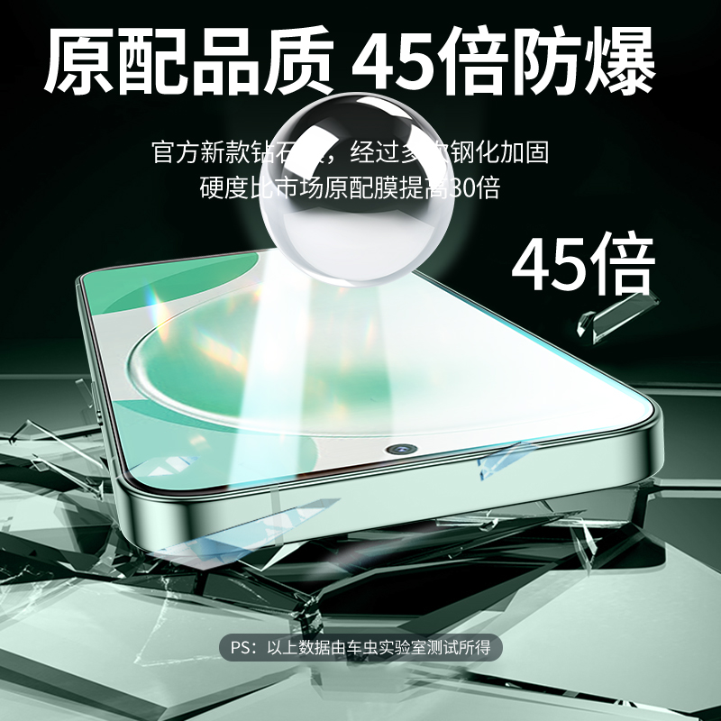 适用华为畅享70钢化膜畅享60pro手机膜hi畅享60pro全屏60x畅想50保护hi畅亨60畅享全屏防摔贴膜六十5g防窥por-图1