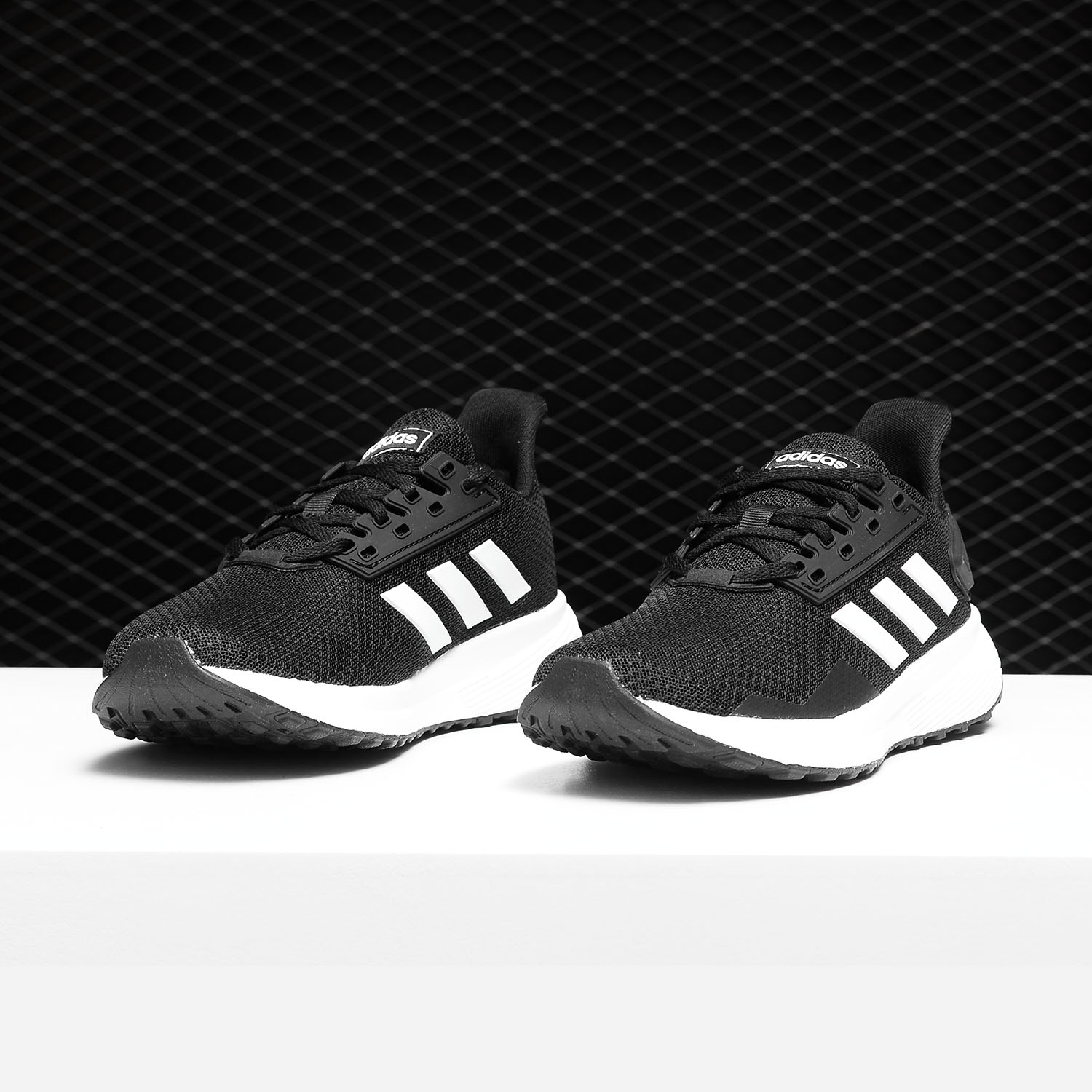 Adidas/阿迪达斯正品儿童童鞋DURAMO休闲舒适黑白运动鞋BB7061-图0