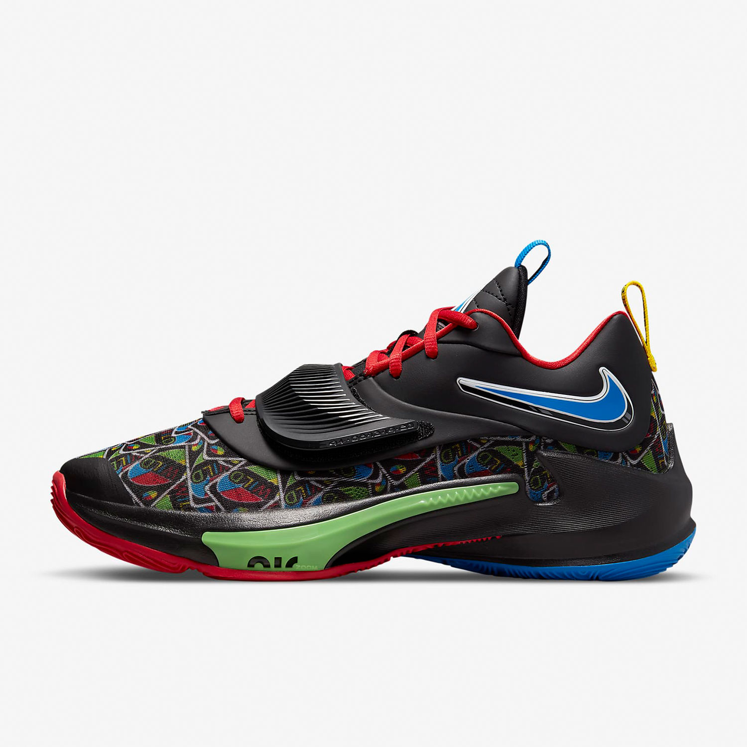 Nike/耐克正品ZOOM FREAK NRG EP男女运动字母哥篮球鞋DC9363-001 - 图0