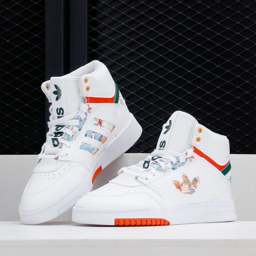 Adidas/阿迪达斯正品男女休闲鞋三叶草DROP STEP XL W板鞋FZ3633 - 图0