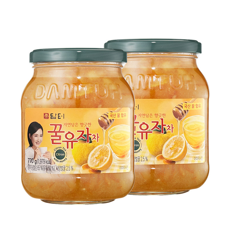 韩国原装进口丹特牌柚子茶果味茶 丹特蜂蜜果味茶