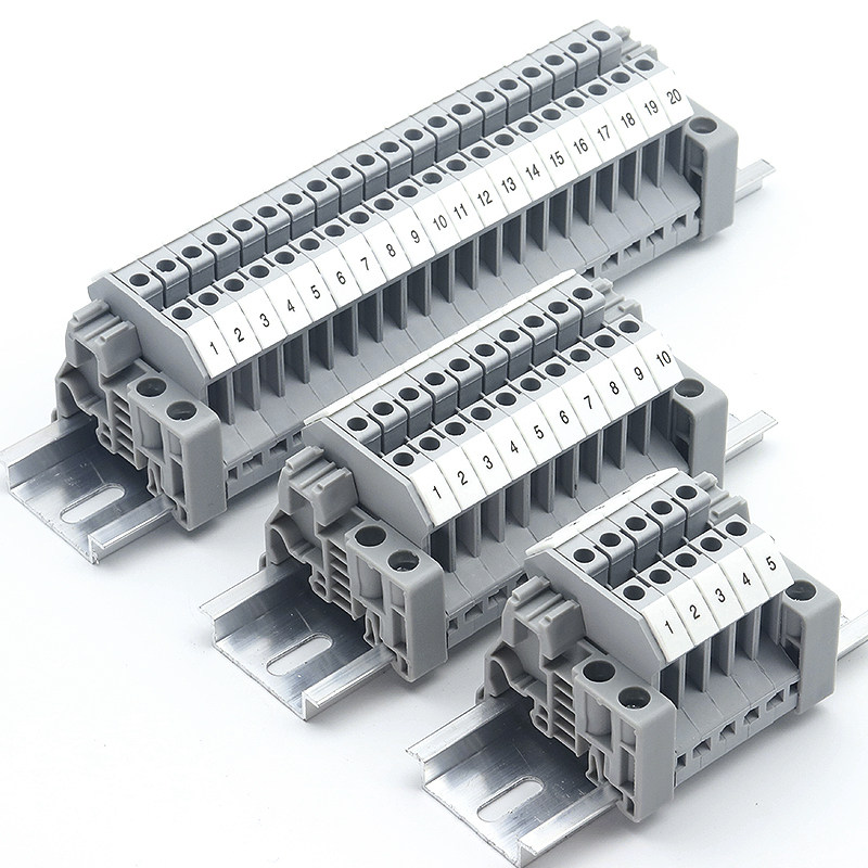 UK-2.5B组合端子排成套5-50位系列导轨式2.5平方接线排成品可定制,淘宝优惠券,粉丝福利购,淘宝优惠卷