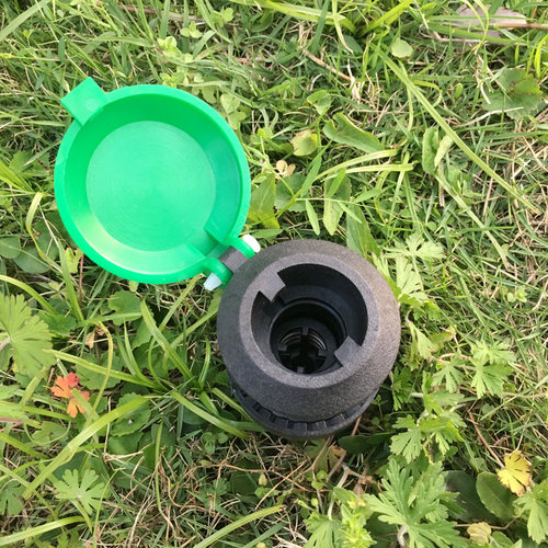 快速取水阀草坪浇水绿化水管地插接头取水器dn25园林取水阀三件套 - 图1