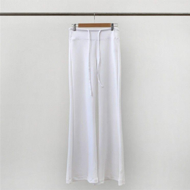 韩国东大门女装新款气质舒适百搭系带显瘦显身材微喇裤休闲长裤子,淘宝优惠券,粉丝福利购,淘宝优惠卷